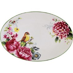 Блюдо овальное Imari Цветы и птицы (IMC1185-A2210AL)