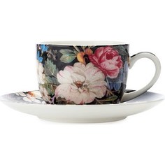 Чашка с блюдцем Maxwell & Williams Полночные цветы (MW637-WK01100)