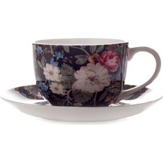 Чашка с блюдцем Maxwell & Williams Полночные цветы (MW637-WK01250)