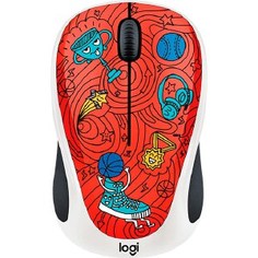 Мышь Logitech M238 Doodle Collection CHAMPION CORAL