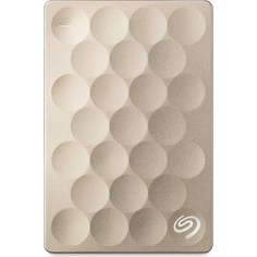 Внешний жесткий диск Seagate 2Tb STEH2000201 Ultra Slim золотистый