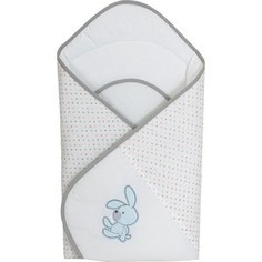 Одеяло-конверт Ceba Baby Bunnies white вышивка W-810-068-100 (Э0000016391)