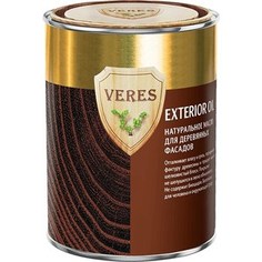 Масло для деревянных фасадов VERES OIL EXTERIOR № 1 бесцветный 0.9л.