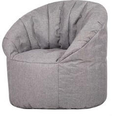 Бескаркасное кресло Папа Пуф Club chair grey