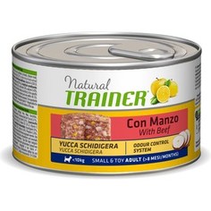 Консервы Trainer Natural Small & Toy Adult with Beef с говядиной для взрослых собак мелких и миниатюрных пород 150г