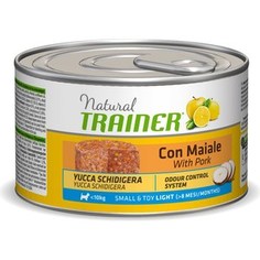 Консервы Trainer Natural Small & Toy Light with Pork со свининой для взрослых собак мелких и миниатюрных пород с избыточным весом 150г