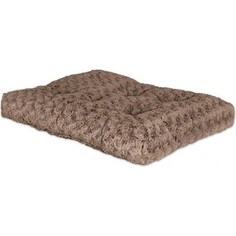 Лежанка Midwest Ombre Mocha Swirl Fur Pet Bed 24 плюшевая с завитками 58х46 см мокко для кошек и собак