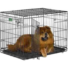 Клетка Midwest iCrate 36 Double Door Dog Crate 91x58x64h см 2 двери черная для собак
