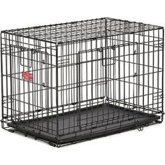 Клетка Midwest Life Stages A.C.E. 30 Double Door Dog Crate 78x50x55h см 2 двери- MAXLock черная для собак