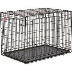 Клетка Midwest Life Stages A.C.E. 42 Double Door Dog Crate 110x75x78h см 2 двери- MAXLock черная для собак