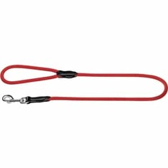 Поводок Hunter Leash Freestyle 8/110 крулый нейлон красный для собак