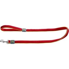 Поводок Hunter Leash Maui 20/140 сетчатый текстиль красный для собак