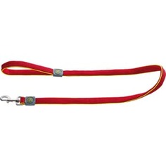 Поводок Hunter Leash Maui 25/120 сетчатый текстиль красный для собак