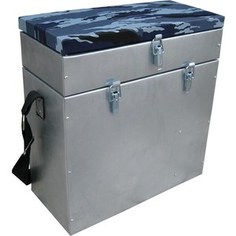 Ящик для зимней рыбалки Тонар оцинкованный двухсекционный Helios 28л.