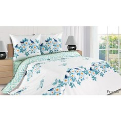 Комплект постельного белья Ecotex 1, 5 сп, поплин, Есения (КП1Есения)