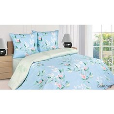 Комплект постельного белья Ecotex Семейный, поплин, Базилюр (КПДБазилюр)