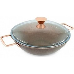 Сковорода wok d 30 см с крышкой Нева-Металл Saffran (73430Wc)