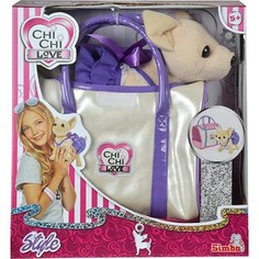 Мягкая игрушка Chi Chi Love Собачка в платье с сумочкой (5897407)