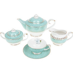 Чайный сервиз 15 предметов Best Home Porcelain Морская волна (1210060)