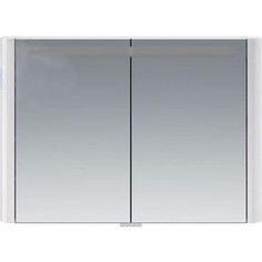 Зеркальный шкаф Am.Pm Sensation 100 см с подсветкой серый шелк (M30MCX1001FG) Am.Pm.