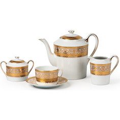 Сервиз чайный 15 предметов La Rose des Sables Mimosa Didon Or (539509 1645)