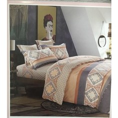 Комплект постельного белья Do and Co Евро, сатин, Flores (9416)