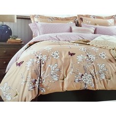 Комплект постельного белья Do and Co Евро, сатин, Simay (9433)