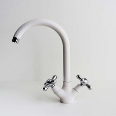 Смеситель для кухни Mixline ML-GS07 белый 331 (4620031445159)