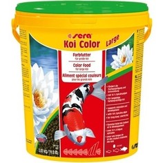 Корм SERA KOI COLOR LARGE Color Food for Large Koi гранулы для усиления окраса крупных кои 21л (5,35кг)
