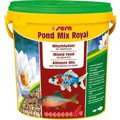 Корм SERA POND MIX ROYAL Mix Food for Pond Fish смесь для прудовых рыб 10л (2кг)