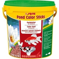 Корм SERA POND COLOR STICKS Color Food for Pond Fish палочки для прудовых рыб 10л (1,5кг)