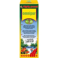 Средство SERA POND OMNIPUR Against the Most Common Fish Diseases против наиболее распространенных болезней декоративных рыб в пруду 500мл