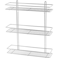 Полка Swensa прямая 3 яруса, хром (SWR-023)