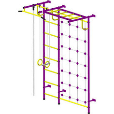 Детский спортивный комплекс Пионер С4СМ пурпурно- жёлтый