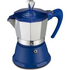 Гейзерная кофеварка на 3 чашки G.A.T. Fantasia синий (106003 blue)