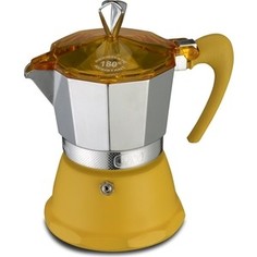 Гейзерная кофеварка на 6 чашек G.A.T. Fantasia желтый (106006 yellow)