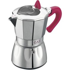 Гейзерная кофеварка на 3 чашки G.A.T. Valentina розовый (104903N pink)