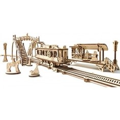 Конструктор 3D-пазл Ugears Трамвайная линия (70020)