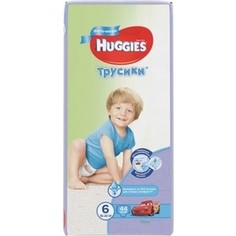 Huggies Подгузники-трусики Annapurna Размер 6 16-22кг 44шт для мальчиков