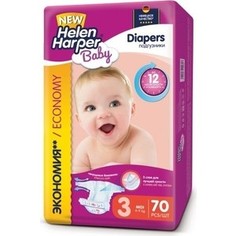 Helen Harper Подгузники детские Baby Midi 4-9 кг 70шт