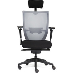 Кресло TetChair AMIR-3 черный/серый OH205/OH217