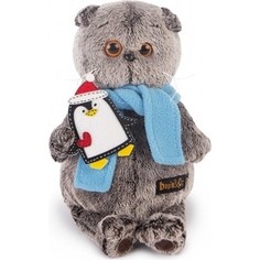 Мягкая игрушка Budi Basa Басик в шарфике и с пингвином (Ks19-072)