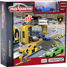 Игровой набор Majorette Парковка Creatix Lamborghini, 1 машинка (2050003)