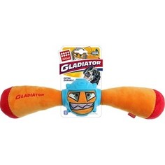 Игрушка GiGwi Dog Toys Squeak Gladiator гладиатор в резиновом шлеме- палка с пищалкой для собак (75441)