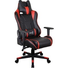 Кресло для геймера Aerocool AC220 AIR-BR черно-красное с перфорацией
