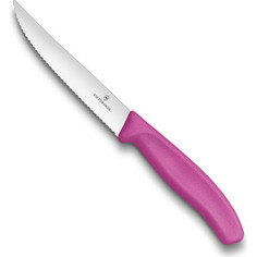 Нож для стейков и пиццы 12 см Victorinox Gourmet розовый (6.7936.12L5)