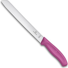 Нож для хлеба 21 см Victorinox розовый (6.8636.21L5B)