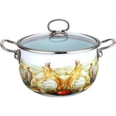 Кастрюля эмалированная 6.8 л Kelli (4437-24)