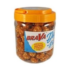 Лакомство BraVa Dog Snacks куриные шарики с рисом для собак 800 г (110697)