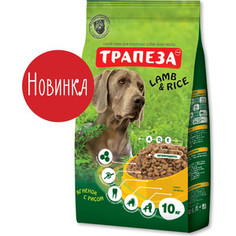 Сухой корм Трапеза Lamb & Rice ягненок с рисом для взрослых собак 10 кг (201003075)